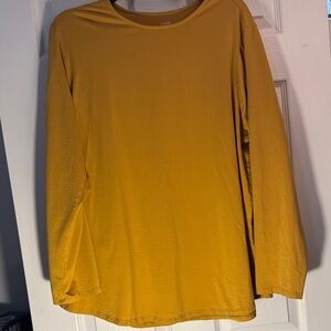 J.Jill Mustard Long Sleeve Shirt